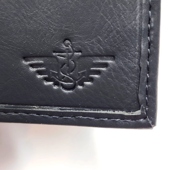 DOCKERS HANDCRAFTED MENS BLACK WALLET - Picture 10 of 10